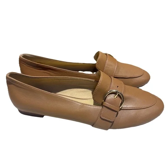 Talbots | Shoes | Talbots Women Camel Brown Leather Slip On  display picture 2